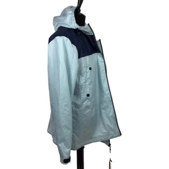 Noize NEW Mens Blue Colorblock Oden Hooded Zip Up Windbreaker Ret. $198 Size XL - Picture 5 of 8